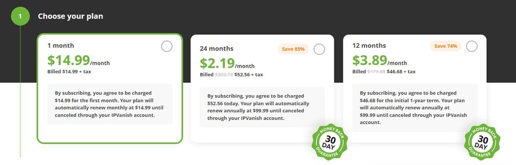 ipvanish vpn black friday deals plans sale 2026