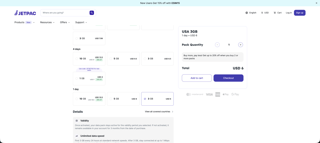 jetpac data plans 2026 10