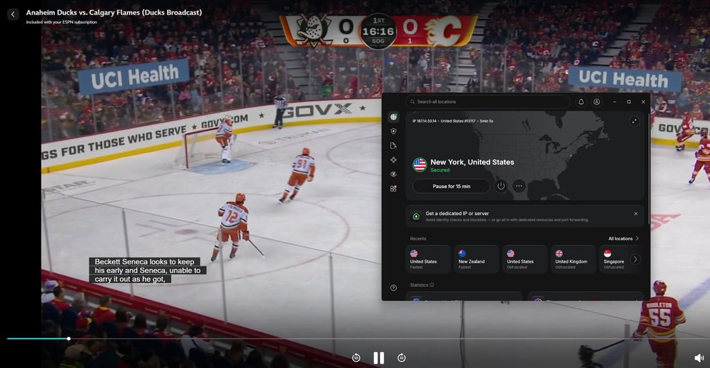 nordvpn espn nhl