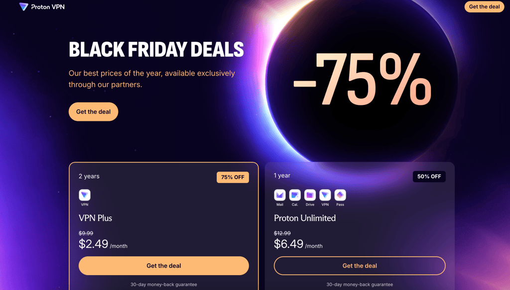 proton vpn black friday 2026