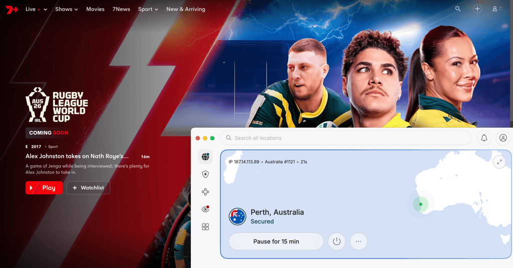 rugby league world cup 2026 unlocked nordvpn