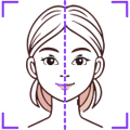 Face Symmetry Test Logo