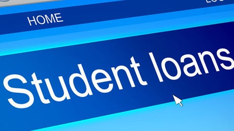 Student loans concept