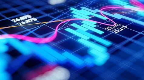 trading market visual representation