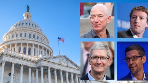 White house and big companies CEO photos