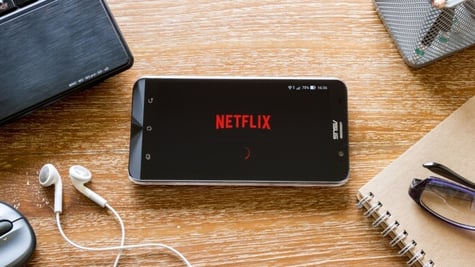 Netflix on smartphone