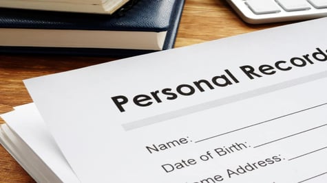 personal records questionnaire