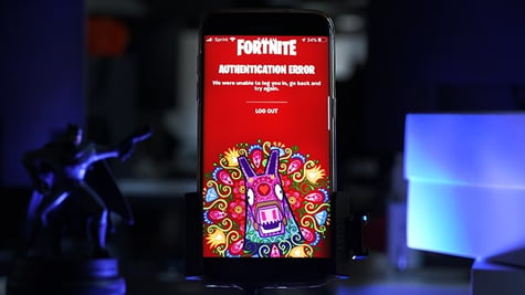 A phone with an app on it