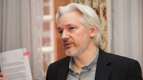 Photo of Julian Assange