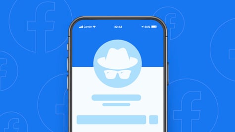 facebook incognito screen