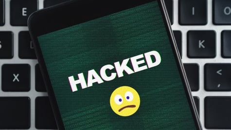 Hacked image on mobile