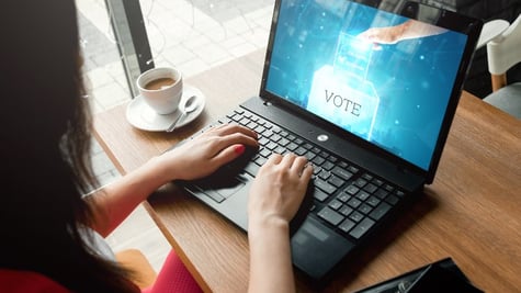 illustrative vote box image on pc