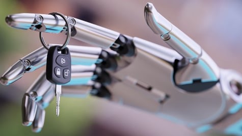 Robotic Hand with Car Keys