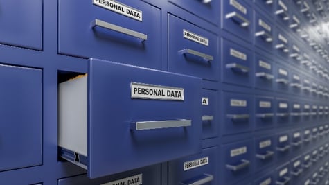 A lot of cabinets with documents and files
