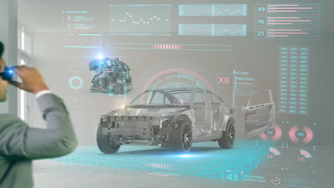 Digital twin of a car