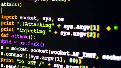 DDOS Attack concept
