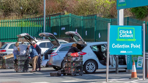 Collecting shopping from Asda`s click & collection