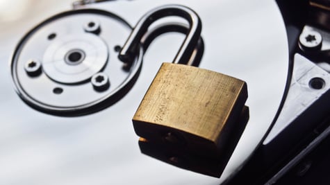 Unlocked padlock