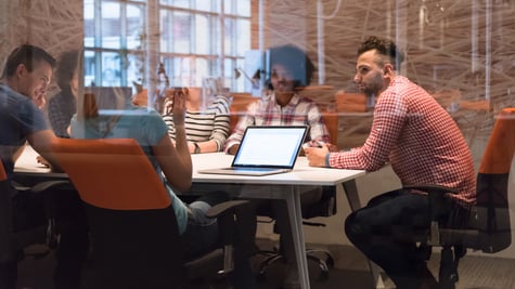 startup business team meeting in office