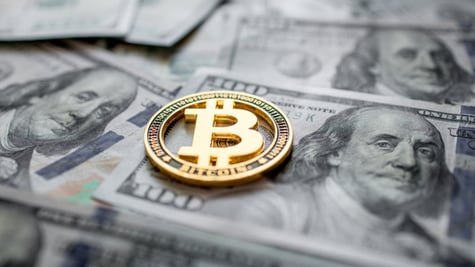 Bitcoin and dollars