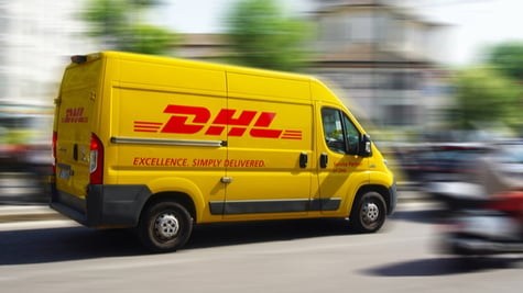 DHL van