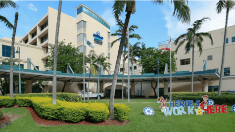 Broward Health garden