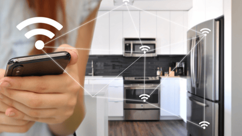 IOT devices, smart home concept