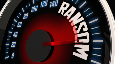 Dialling up the ransom-o-meter, like a speed dial but saying ransom