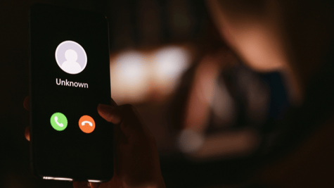 Unknown phone number calling
