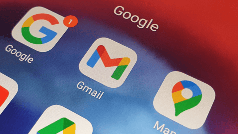 Generic pic of Gmail app on phone