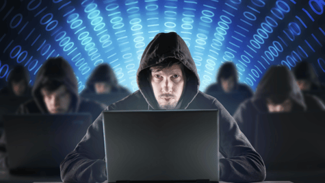 Clone army of hoodie hackers