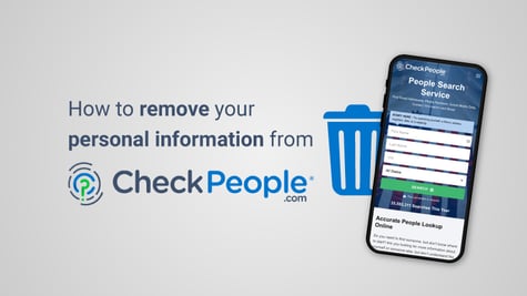 remove your data from checkpeople