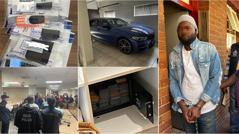 Arrests of a cybercrime gang