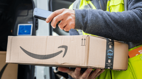 Generic pic of Amazon deliveryman