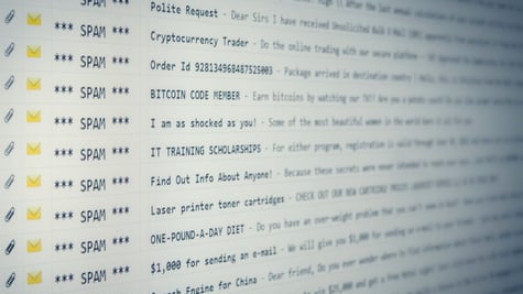 Email attachments spam