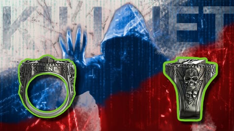 Killnet-themed rings