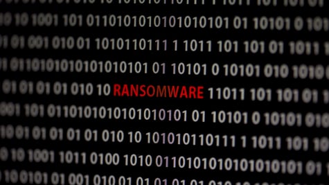 Ransomware screen