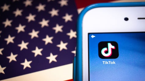 TikTok American flag