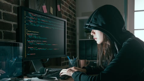 Woman hacker