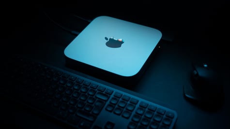 Apple computer seen