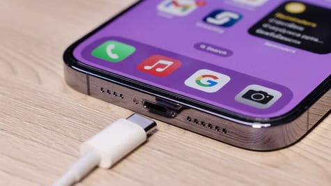 Charging iPhone