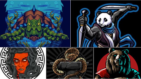 Collage of 5 APT symbols