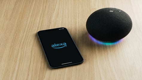 Amazon's Alexa device. Image by Shutterstock.