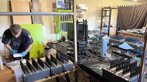 Pro-Russian bot farm busted