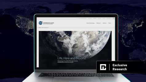 NASA astrobiology website