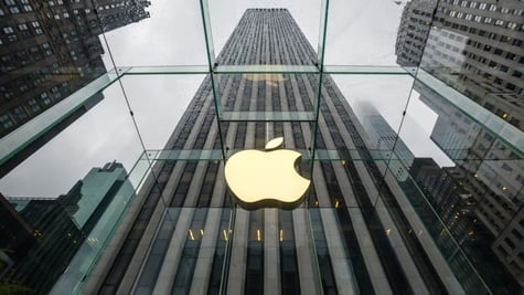 Apple logo shiny
