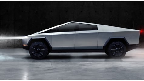 Tesla Cybertruck side view