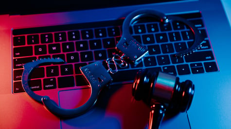 Handcuffs computer