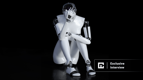 A concept of a sad robot