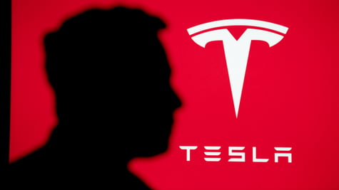Tesla logo Musk